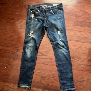 Rag & Bone Jeans 2 for 1!!! Boyfriend and skinny (black shine)